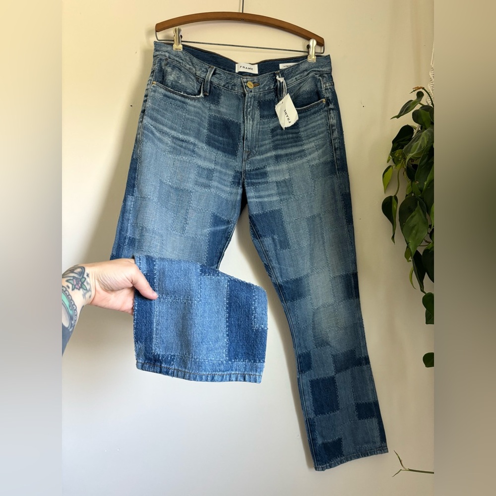FRAME Le High Straight Patchwork jeans - Picture 5 of 10